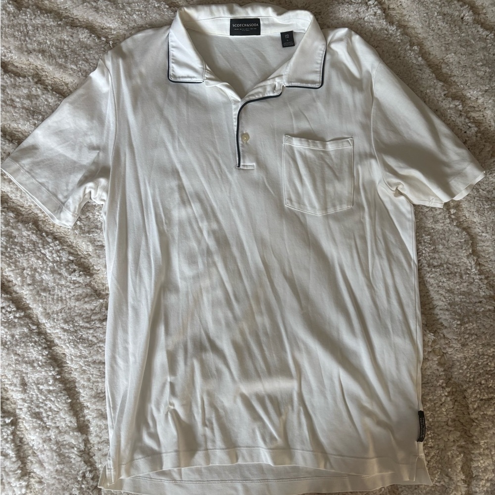 Michael Kors Men's White Polo Shirt